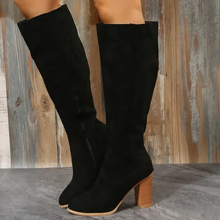 Hannah | Knee-High Suede Boots