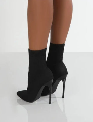 Avery | Stretch Sock Stiletto Boots