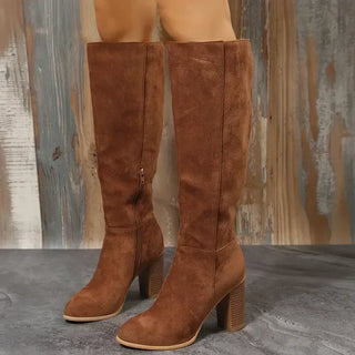 Hannah | Knee-High Suede Boots