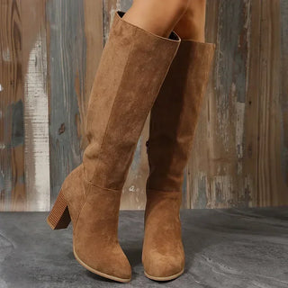 Hannah | Knee-High Suede Boots