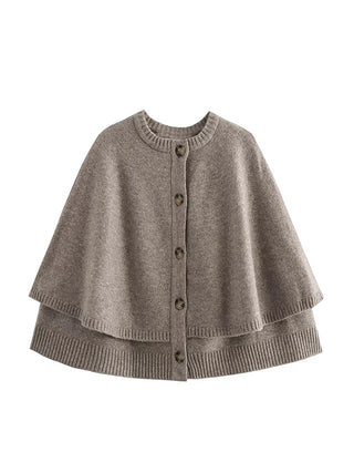 Savannah | Knitted Cape Cardigan