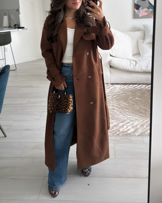 Carmen | Suede Trench Coat